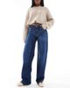 Daisy Street Daisy Street low rise boyfriend jeans in luna blue - 1