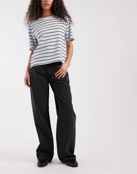 Daisy Street Daisy Street low rise boyfriend jeans in washed black-Multi