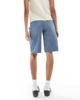 Daisy Street Daisy Street low rise denim jorts in blue - 2