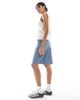 Daisy Street Daisy Street low rise denim jorts in blue - 3