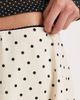Daisy Street Daisy Street low rise jersey mini skort in cream polka dots-Multi - 2