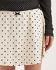 Daisy Street Daisy Street low rise jersey mini skort in cream polka dots-Multi - 4