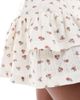 Daisy Street Daisy Street low rise pointelle mini skirt in red cream delicate floral - part of a set-Multi - 4