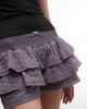 Daisy Street Daisy Street low rise shirred broderie mini rara shorts in gray wash - 3