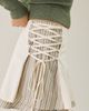 Daisy Street Daisy Street Mochi Layered Lace-Up Mini Skirt in Cream, Women's at Urban Outfitters - 3