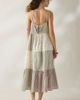 Daisy Street Daisy Street Picnic Patchwork Trapeze Maxi Dress in Grey, Women's at Urban Outfitters - 2