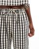 Daisy Street Daisy Street pull on boxer style pants in black gingham - part of a set - 2