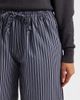 Daisy Street Daisy Street pull on drawstring pant in navy stripe - 2