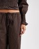 Daisy Street Daisy Street pull on drawstring pants in brown stripes - part of a set - 3