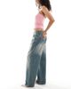 Daisy Street Daisy Street roomy low rise jeans in washed blue - 2