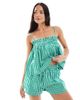 Daisy Street Daisy Street smock top in green gingham - part of a set - 1