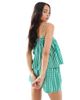 Daisy Street Daisy Street smock top in green gingham - part of a set - 4