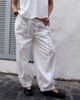 Daisy Street Daisy Street x Emma Jean barrel pull on pants with broderie panel in white - 2