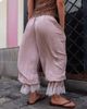 Daisy Street Daisy Street x Emma Jean boho balloon pants with lace in rose pink - 3