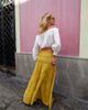 Daisy Street Daisy Street x Emma Jean boho ruffle drop waist midaxi tiered skirt in chartreuse-Yellow - 3