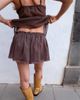 Daisy Street Daisy Street x Emma Jean floaty mini shorts in brown - part of a set - 2