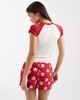 Daisy Street Daisy Street x Paul Frank top and shorts pajama set in red - 2
