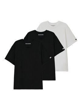 DAISY SYNDROME All Day T-shirt (3packs) - Black