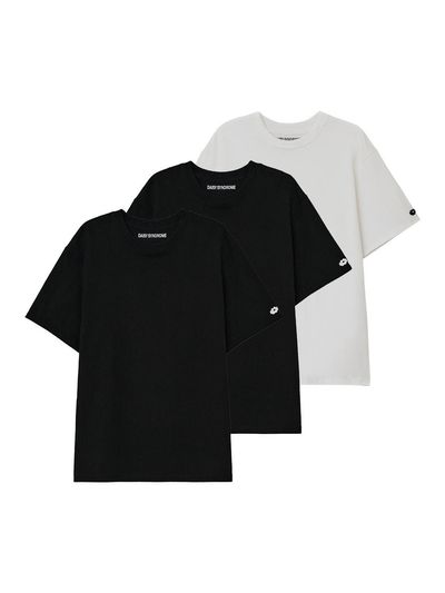 DAISY SYNDROME All Day T-shirt (3packs) - Black