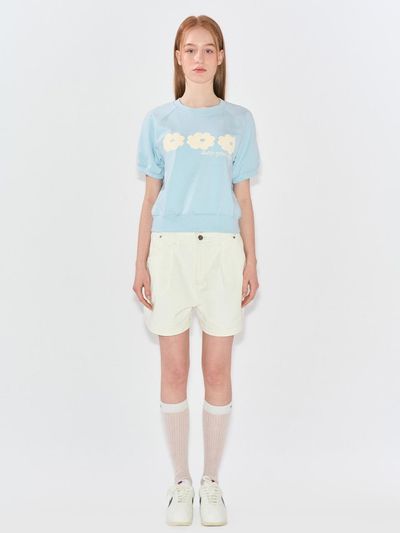 DAISY SYNDROME Balloon Denim Shorts