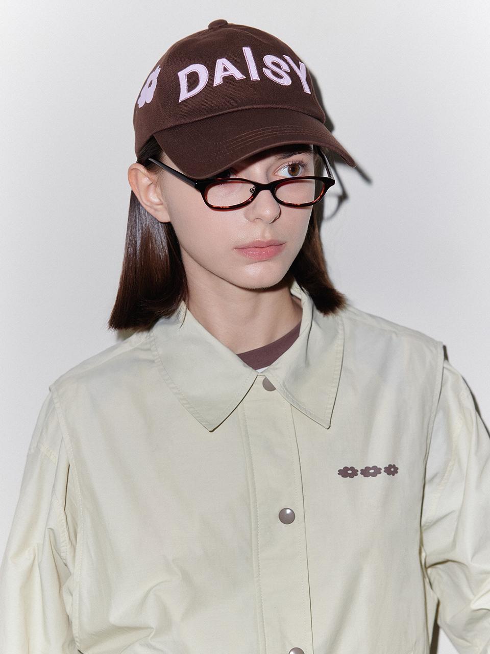 DAISY SYNDROME BLOSSOM BALL CAP brown