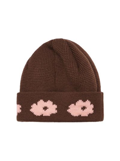 DAISY SYNDROME BLOSSOM BEANIE brown