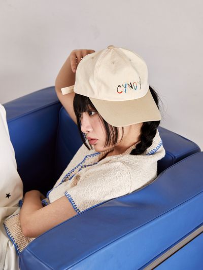 DAISY SYNDROME Daisy Cyndy Ball Cap_Beige