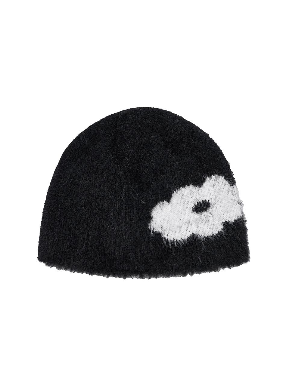 DAISY SYNDROME TICKLE UNCUFFED BEANIE black