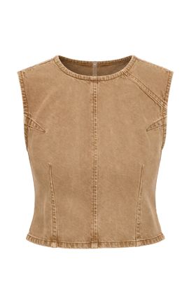 Dala Dala Angle Denim Tank Top