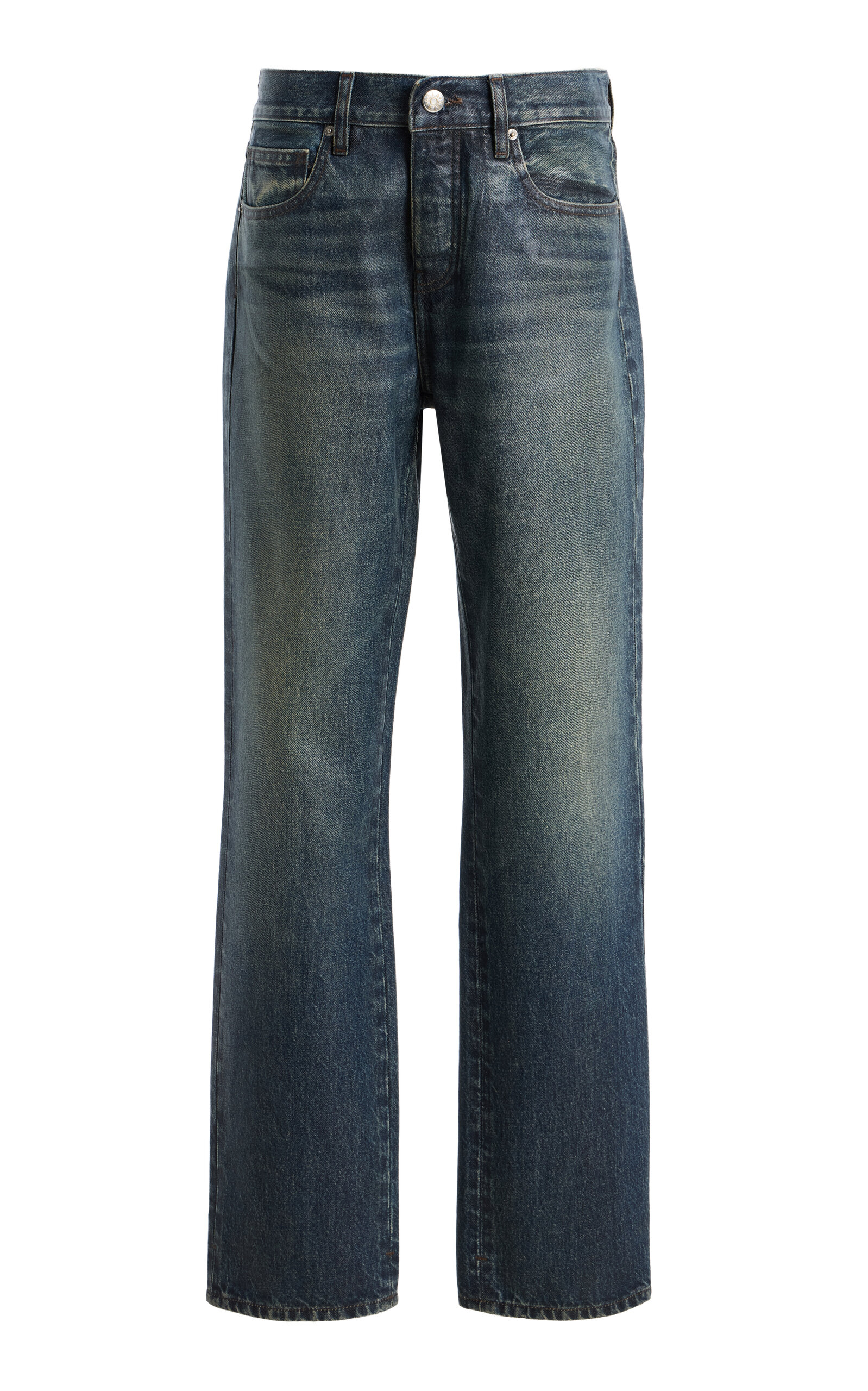 Dala Dala Calla Coated Straight Full Jeans