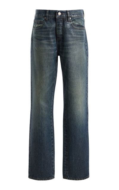 Dala Dala Calla Coated Straight Full Jeans