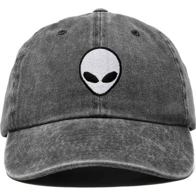 Dalix Dalix Alien Embroidered Classic Dad Cap