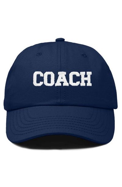 Dalix Dalix Coach Embroidered Sports Dad Cap