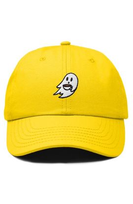 Dalix Dalix Coffee Ghost Embroidered Hat