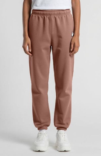 Dalix Dalix Heartly Ghost Midweight Relaxed Fleece Track Pants