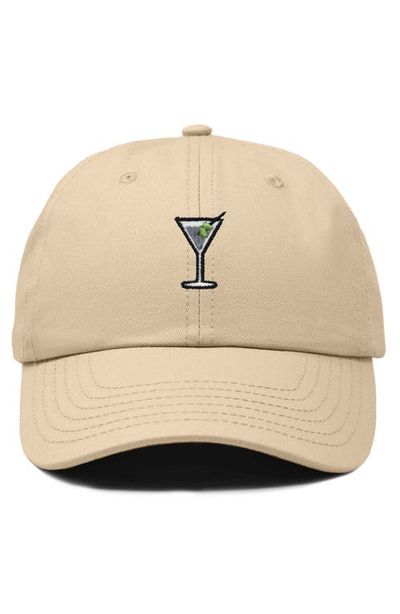 Dalix Dalix Martini Embroidered Casual Cap