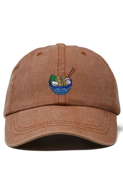 Dalix Dalix Noodles Embroidered Casual Cap