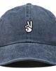Dalix Dalix Peace Sign Embroidered Dad Hat - 1