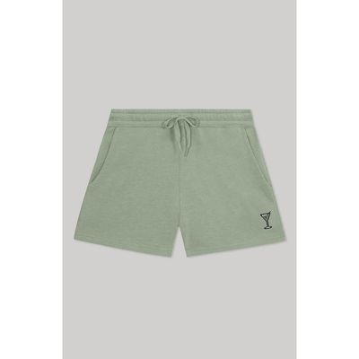 Dalix Dalix Womens Martini Midweight Washed Fleece Shorts