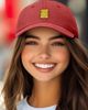 Dalix Dalix Yellow Gummy Embroidered Dad Cap - 3