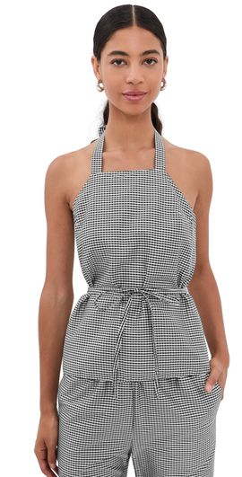 Damaris Bailey Damaris Bailey Isla Apron Top Black/White Gingham