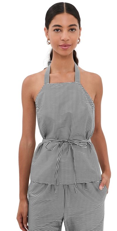 Damaris Bailey Damaris Bailey Isla Apron Top Black/White Gingham