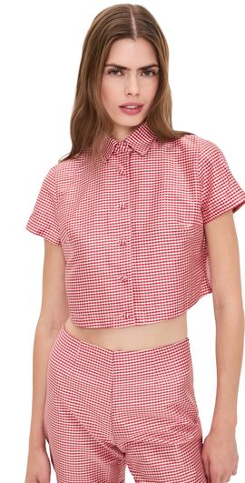 Damaris Bailey Damaris Bailey Phoebe Top Red Gingham