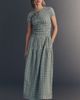 Damson Madder 100% Cotton Ebba Smocked Midi Dress - 1