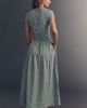 Damson Madder 100% Cotton Ebba Smocked Midi Dress - 3