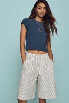 Damson Madder Ambrosia Organic Cotton Relaxed Shorts