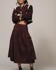 Damson Madder Berta Midi Skirt - 1