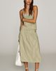 Damson Madder Caspia Cotton Midi Skirt - 1
