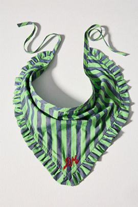 Damson Madder Cotton Patterned Hair Scarf