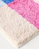 Damson Madder Cotton Woven Striped Bathmat - 2